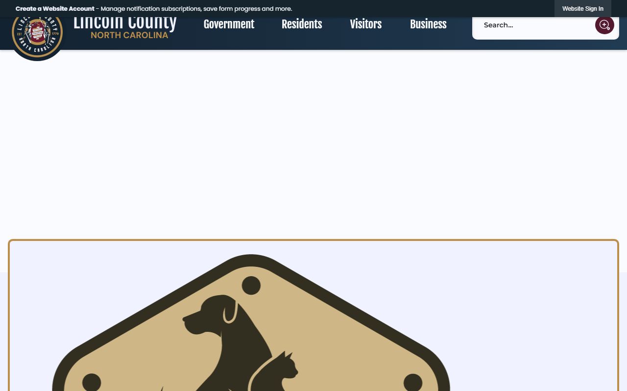 Lincoln County government website for county services