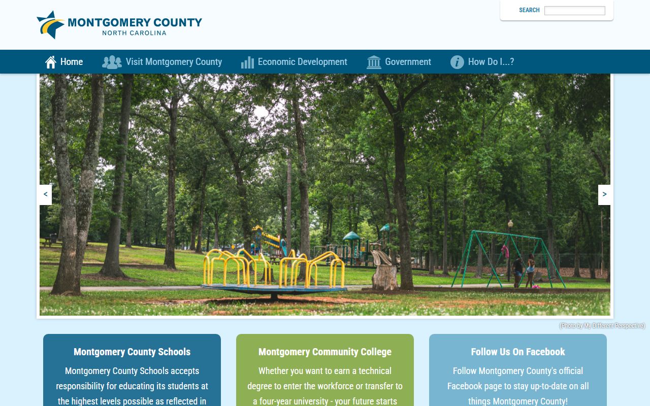 Montgomery County government website for county services